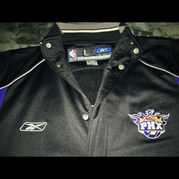 Vintage NBA AUTHENTIC Phoenix Suns Reebok Warm Up Steve Nash Era EXTREMELY RARE - Picture 5 of 6